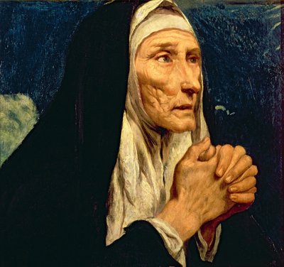 St. Monica by Luis Tristan de Escamilla